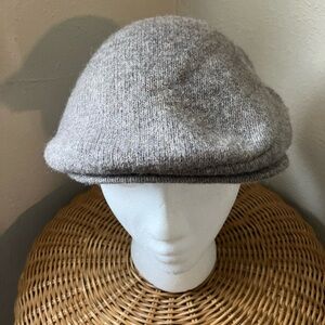 polo ralph lauren herringbone wool bleed grey newsboy hat